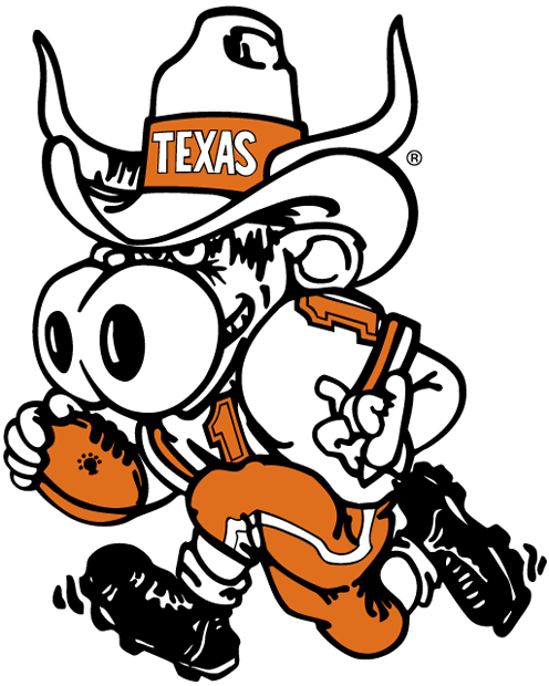 Texas Longhorns 1981-2002 Mascot Logo iron on transfers for clothing